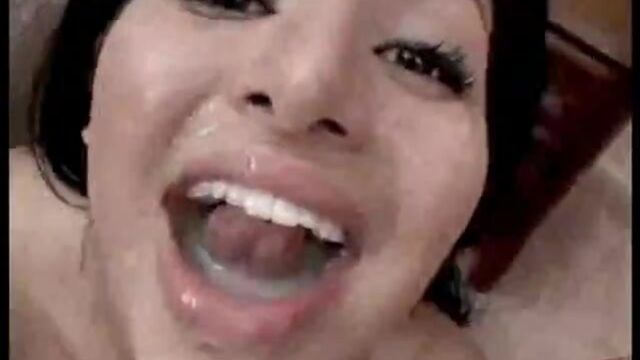 Sativa Rose lets 2 cocks cum in her mouth and swallows all!